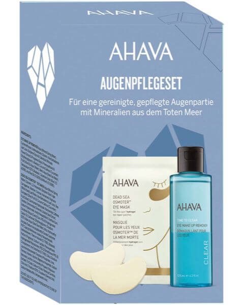 Augenpflege Set = Time to Clear Eye Make Up Remover + Dead Sea Osmoter Eye Mask 1 Paar