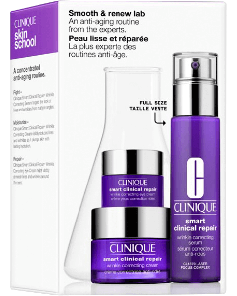 Clinique-Smart-Clinical-Repair-Smooth-Renew-Lab-Face-Care-Set Clinique Anti-Aging Pflege Smart Clinical Repair Smooth & Renew Lab Face Care Set