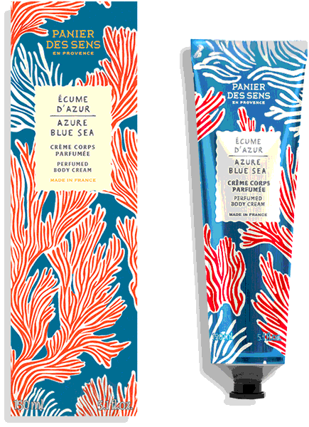 Panier des Sens Körperpflege Mediterranee Azure Blue Sea Parfümierte Körpercreme
