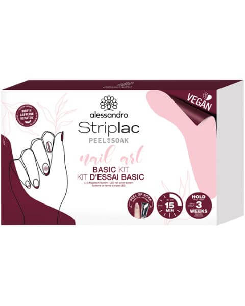 Alessandro Striplac Peel or Soak Nail Art Basic Kit