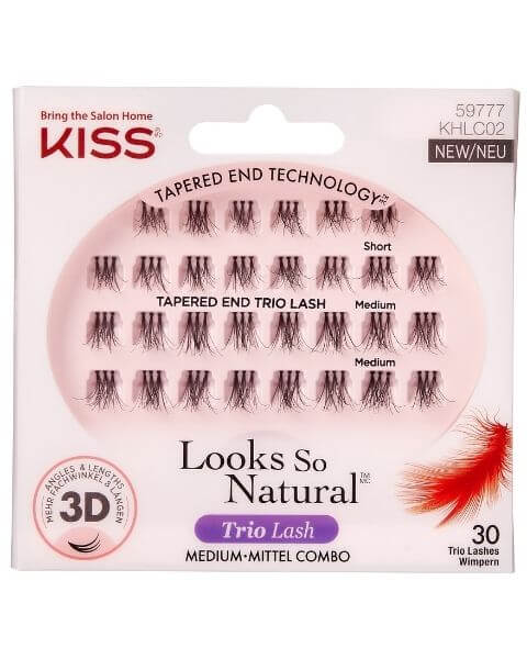 KISS Falsche Wimpern Haute Couture Trio Lashes  - Medium