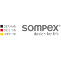 Sompex desgin for life Tischleuchte Myra T 25W LED Silber