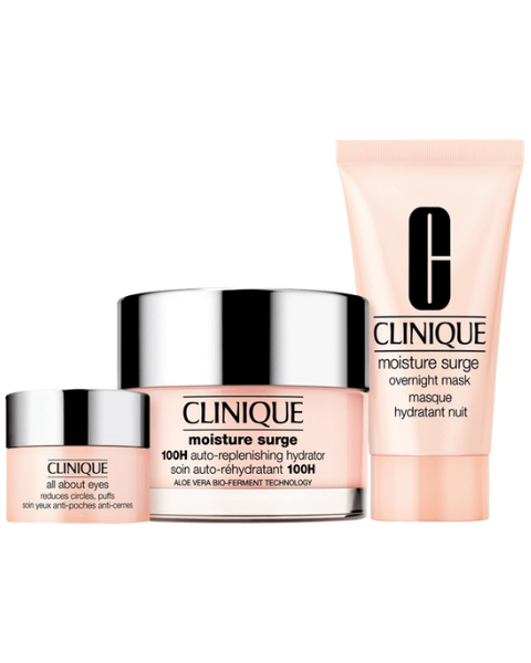 Clinique-Gesichtspflege-Moisture-Surge-Hydrate-Glow-Pflegeset Clinique Feuchtigkeitspflege Moisture Surge Hydrate & Glow Pflegeset