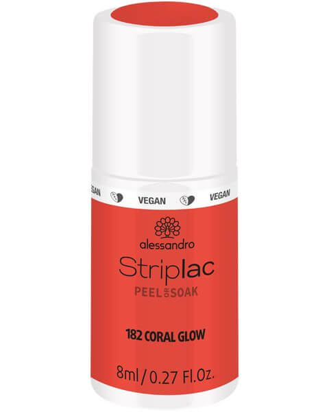 alessandro-striplac-peel-or-soak-coral-glow-182 Alessandro Striplac Peel or Soak Nagellack Vegan