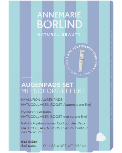 annemarie-borlind-augenpflege-set-2 ANNEMARIE BÖRLIND AUGEN - UND LIPPENPFLEGE Hyaluron Eye Pads Set