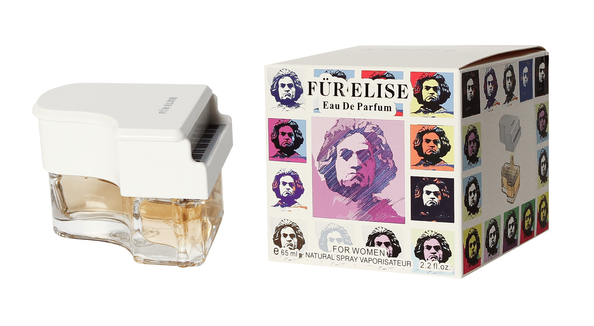 Beethoven-Elise-Flakon-Pack Parfum.de by Rüdell Für Elise Eau de Parfum