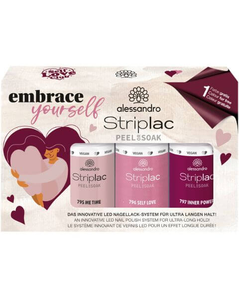 Striplac Peel or Soak Embrace Yourself Set = Me Time 5ml + Self Love 5ml + Inner Power 5ml